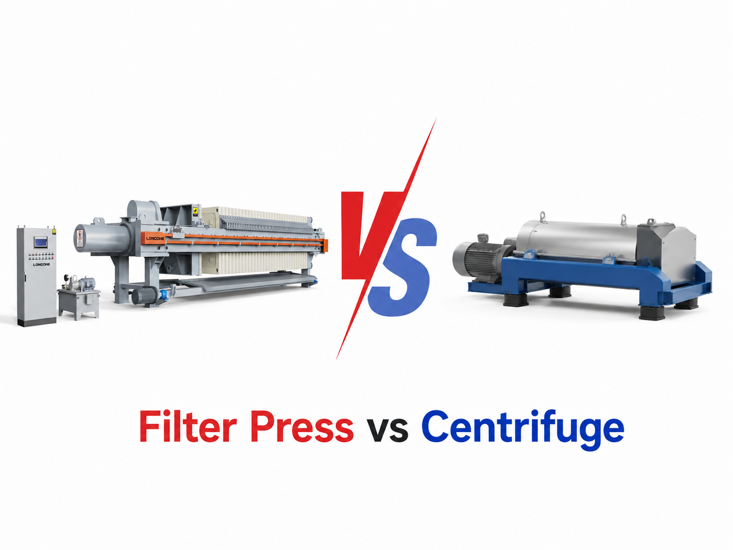 filter press vs centrifuge